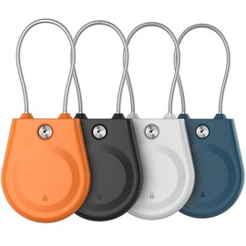 para Soporte de AirTag, Estuche de Airtag con Cable de Alambre, IPX8 Impermeable, para Equipaje, Etiqueta de Llavero Cadena de Llaves Etiqueta de Equi