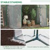 Outsunny 6' x 3' x 5' Portable Walk-in Greenhouse, Plastic