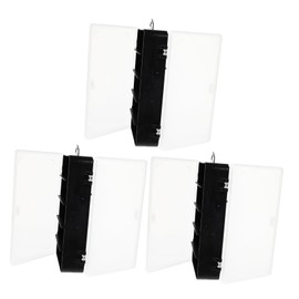 Totority 3pcs Fishing Tool Box with Compartments Portable Storage Case for Bait and Tackle Organization Durable Material with Translucent Cover for Easy Access