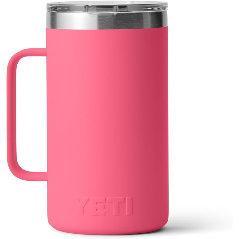 YETI Rambler Jug, Stainless Steel, Tropical Pink, 24 oz (710