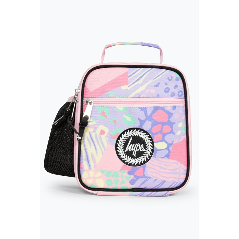 hype Bags Pastel Prints Polyester Unisex Lunch Box in Multi-Coloured