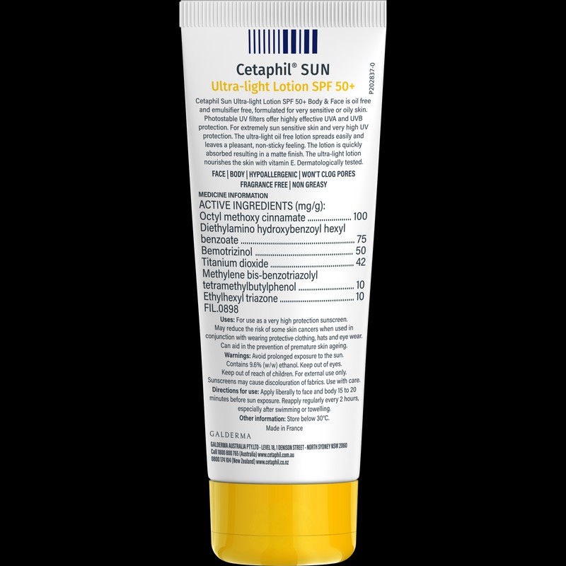 Cetaphil Sun Ultra-Light Lotion Sunscreen SPF 50+ 100ml