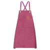 sourcing map Canvas Chef Aprons 75x69cm Adjustable Strap Cross Back