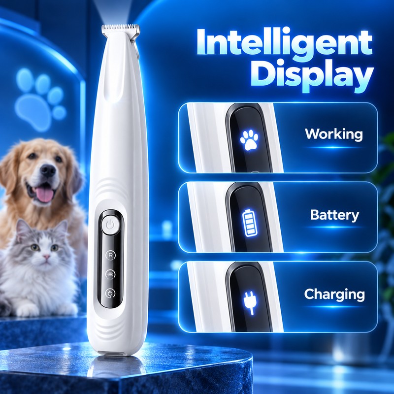 Upgraded Version Pet Paw Trimmer with LED Light – Precise