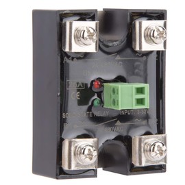 Berm Solid State Relay Single Channel Dual Channel AC DC Control 1 Phase SSR 24-480VAC Applicable for Home Automation (25A(BERM-DK25DA))