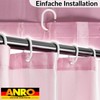 ANRO Shower Curtain Bath Curtain Shower Curtains Washable with Shower