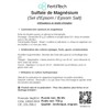 FertiliTech Magnesium Sulphate Multi-Purpose Epsom Salt 750g for Relaxing Bath