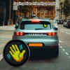 Gelrova LED Car Sign Finger Light with Remote, 17 Fun