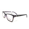 Dereon DOC280 505 Eyeglasses Frames Purple Tortoise Square Full Rim