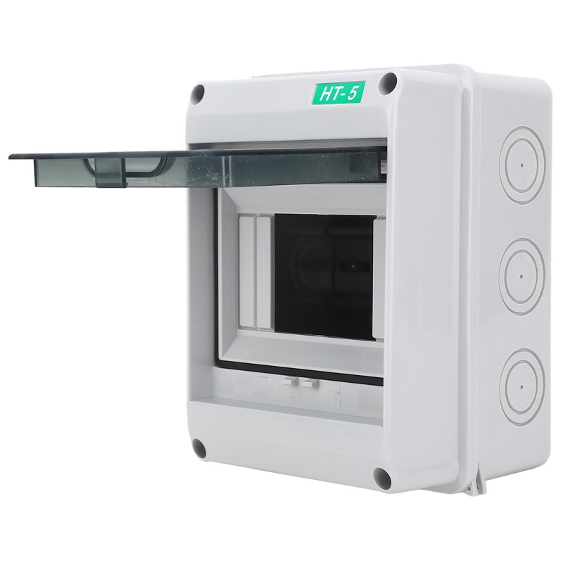 Circuit Breaker Box PC IP65 Waterproof 5 Way Transparent Cover