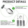 Goerpn Easy Grip Cutlery Set of 3 Extra Wide Chunky