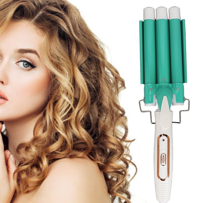 Hair Waver Curling Iron Adjustable Temperature Versatile Rotating Cord Hair