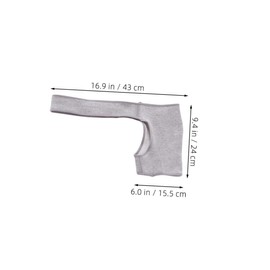 KOMBIUDA Shoulder Sleeve for Men Adjustable Sports Shoulder Pads for for Fitness