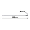 12PCS Tent Pegs Steel Ground Camping Stakes Outdoor Nail 6mm
