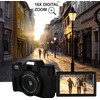 eDealz 4K 56MP Digital Camera Photography with 3’’ 180° Flip