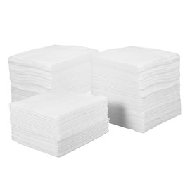 Mobestech 400pcs Makeup Remover Pads Dual Sided Cleansing Towel for Face Easy Makeup Removal Non-woven Fabric Suitable for All Skin Types