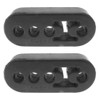 2 PCS NEW Universal Car Exhaust Rubber Mount Vehicle Exhaust
