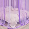 Mengersi Bed Canopy for Girls,Canopy Bed Curtains Canopy for Bed