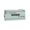 Genius at Work: Funny Full Colour Hanging Plywood Sign -
