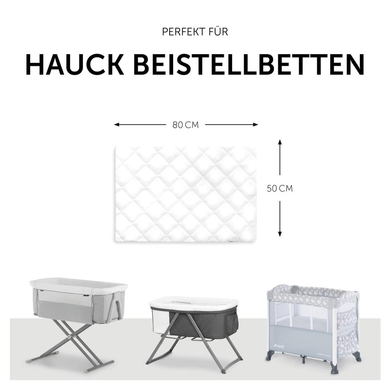 hauck Baby Fitted Sheet Bed Me 80 x 50 cm