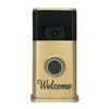 Welcome Video Doorbell Cover (Ring 2nd Generation Compatible) (Brass)