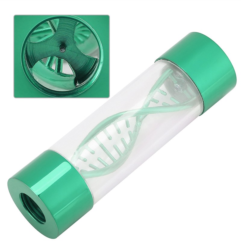 Water Flow Meter Multiple Color Metal Spiral G1/4 Female Thread