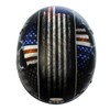 Milwaukee Leather Hot Leathers HLD1042 Gloss Black 'Warrior Bullet' Advanced