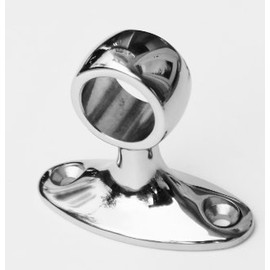 Marine Grade Stainless Steel Boston Whaler Stanchion Base for Rail OD 3/4"