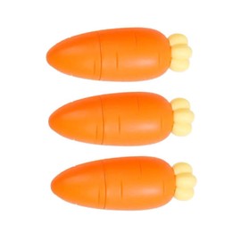 OSALADI 3Pcs Mini Carrot Highlighters Portable Adorable Fluorescent Pens for Students Compact Markers with Random Colors for School and Work Random Color