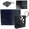Solar Powered Exhaust Fan 10W Single Fan Waterproof Solar Panel