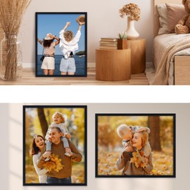 Giftgarden 16x20 Picture Frame Black, 16 by 20 Thin Poster Photo Frame for Wall Display, Single