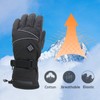 Heated Gloves for Men Women Battery Powered Heated Gloves Waterproof