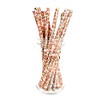 MANY STYLES AVAILABLE Paper Drinking Straws [Pack of 25] Striped,