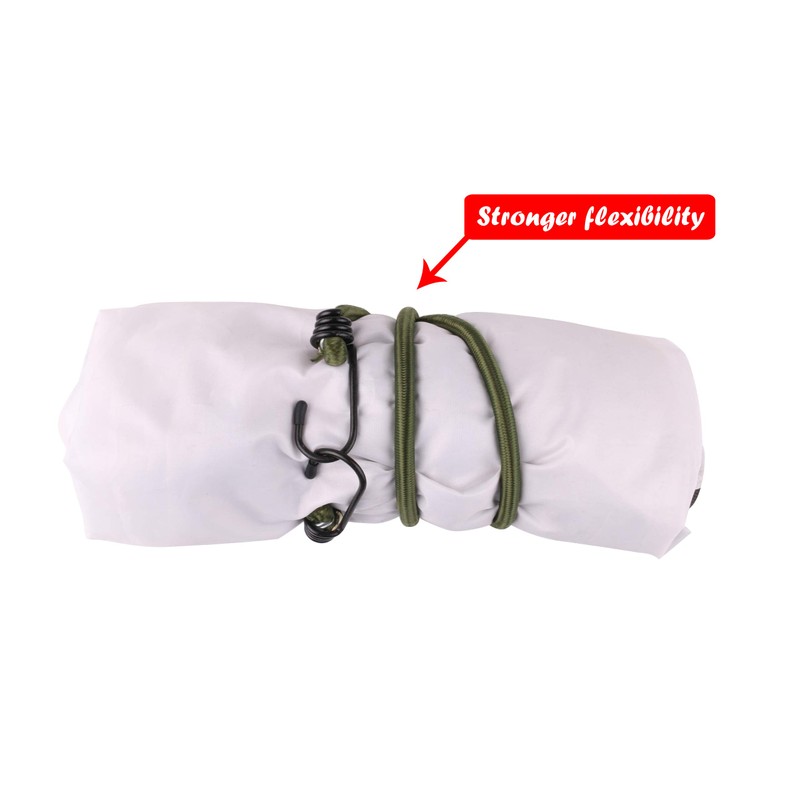 Heavy Duty Bungee Cords with Zinc Hooks Pack of 10