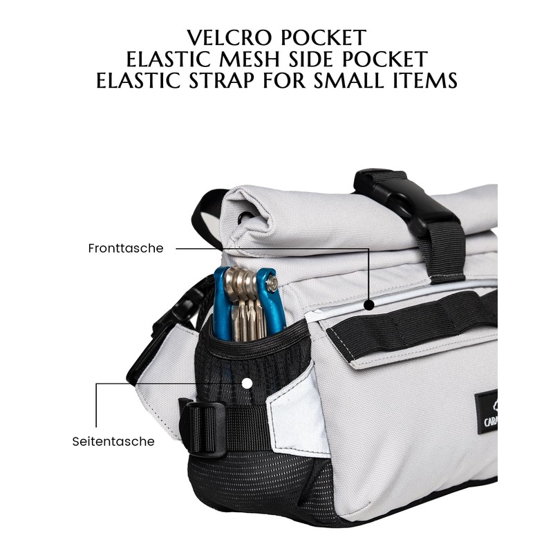 Caracaleap Compact and Versatile 2-in-1 Handlebar Bag Bicycle, Waterproof Bicycle