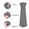 Easy-Going Pyramid Torch Patio Heater Cover with Zipper and Storage