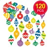 Baker Ross AF154 Christmas Bauble Foam Stickers (Pack of 120),