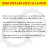 KICKER Speakers 6.5 inch for Honda Civic 2006-2015 Upgrade Kit