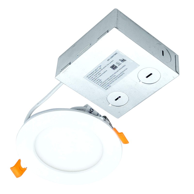 AH Lighting 4 Inch Dimmable LED 5CCT Slim Recessed Downlight