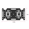 KOPKIO Universal Mailbox Mounting Bracket, Black Steel, Post Mount, 4mm
