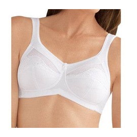 Amoena Isadora Wire-Free Mastectomy Bra White, 44 / B