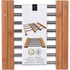 MIK funshopping Organic Bamboo Trivet for Kitchen, Dining Table, Garden