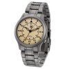 BERNY Men's Titanium Watch Japanese Sweep Second Quartz Movement Titanium