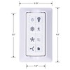 Prominence Home Universal Ceiling Fan Remote Control Kit with Receiver,