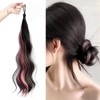 Colored Hair Wave Long Hair Bridge Ponytail Part Wig-WFIJ4TW Green / 컬러 헤어 웨이브 긴머리 브릿지 포니테일 부분 가발-WFIJ4TW 그린