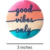 Good Vibes Patch Iron On/Sew On, 3 inches - Fully