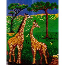 Mini Plug-In System Giraffes in Serengeti Park Approx. 8,000 Pieces No. 41291