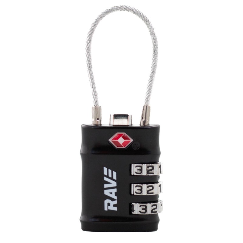 RAVE TSA Suitcase Padlock with Combination Combination Luggage Lock