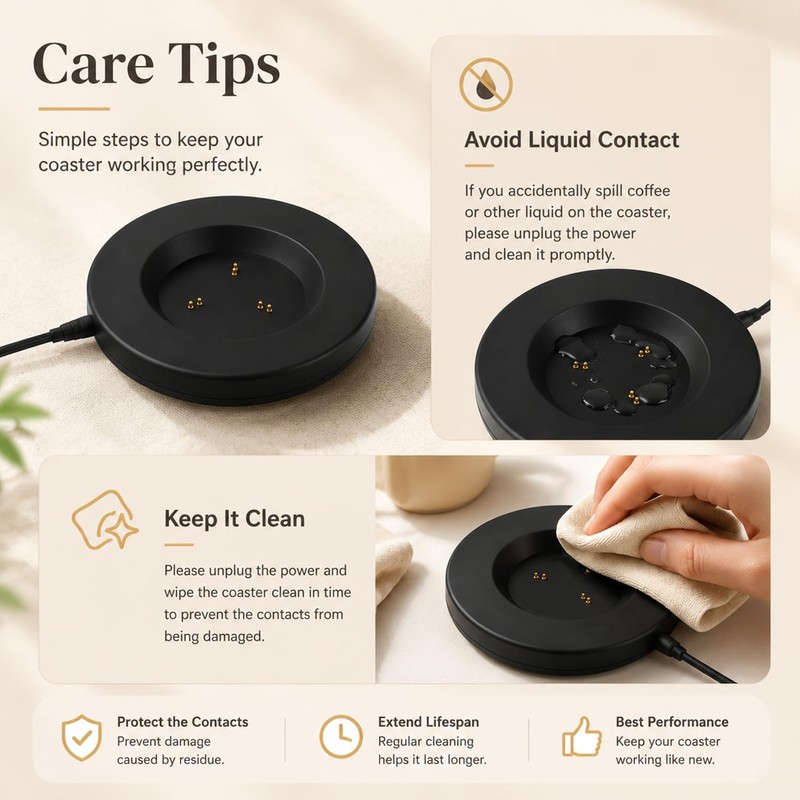 Charger Dock Base for Temperature Control Smart Mug 1 &