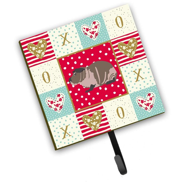 Caroline's Treasures Skinny Guinea Pig Love Leash or Key Holder